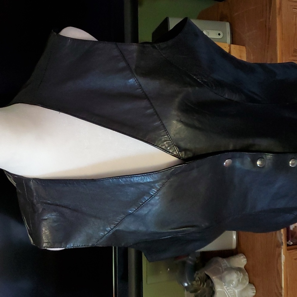 Wilson leather vest